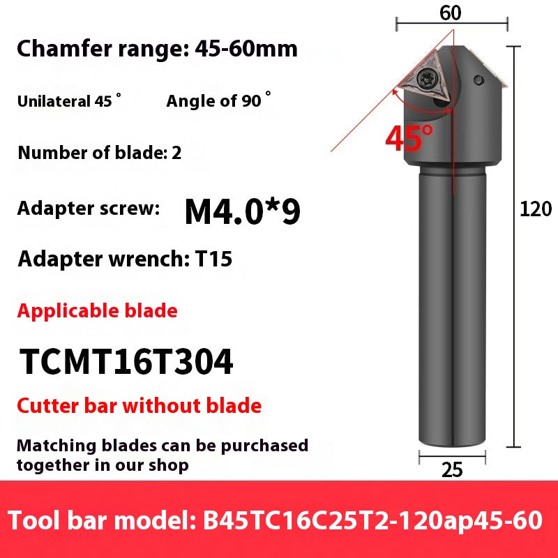 6039 Machining center 15 20 25 30 35 40 45 50 55 60 65 70 75 degree chamfering toolholder TCMT Shandong Denso Pricision Tools Co.,Ltd.